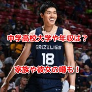 渡邊雄太　バスケ日本代表